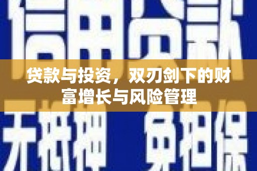 汝阳贷款与投资，双刃剑下的财富增长与风险管理