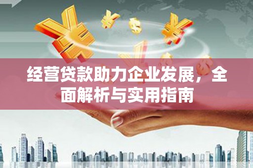 颍泉经营贷款助力企业发展，全面解析与实用指南