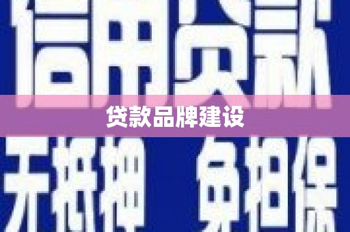 山上贷款品牌建设