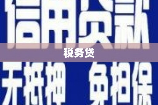 牡丹税务贷