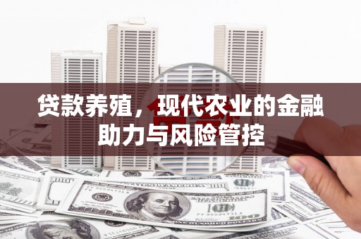 静宁贷款养殖，现代农业的金融助力与风险管控