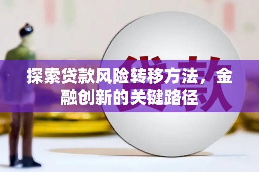 潜江探索贷款风险转移方法，金融创新的关键路径