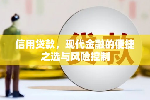 观音信用贷款，现代金融的便捷之选与风险控制