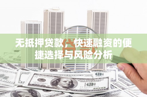 长寿无抵押贷款，快速融资的便捷选择与风险分析