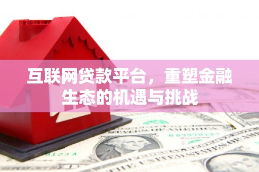 荷塘互联网贷款平台，重塑金融生态的机遇与挑战