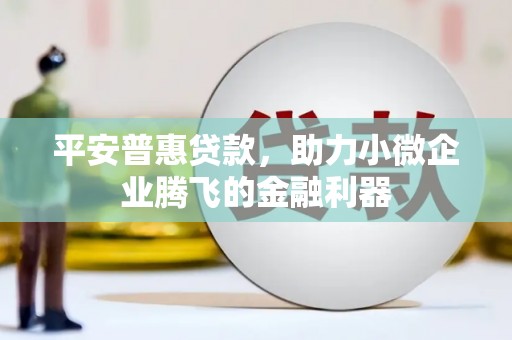 四平平安普惠贷款，助力小微企业腾飞的金融利器