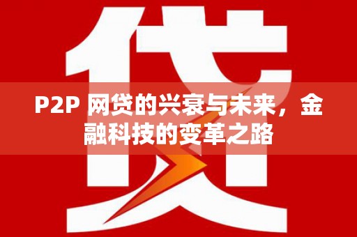 汉南P2P 网贷的兴衰与未来，金融科技的变革之路