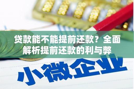 澜沧贷款能不能提前还款？全面解析提前还款的利与弊