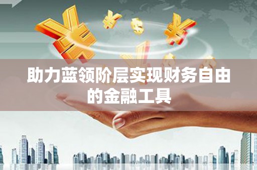 宣威助力蓝领阶层实现财务自由的金融工具