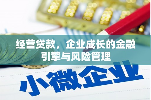 临邑经营贷款，企业成长的金融引擎与风险管理
